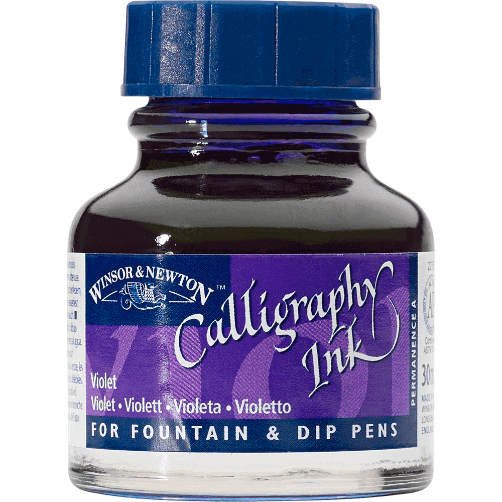 Tinta Para Caligrafia Winsor & Newton 30ml Violet